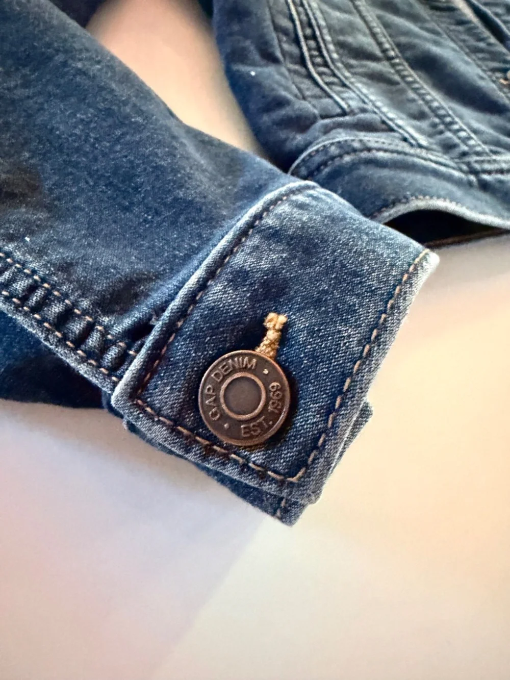 GapKids 1969 Premium Denim Trucker Jacket | Dark Wash | CLASSIC